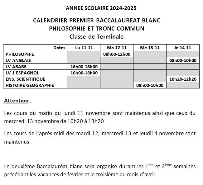 1er bac blanc tc philo